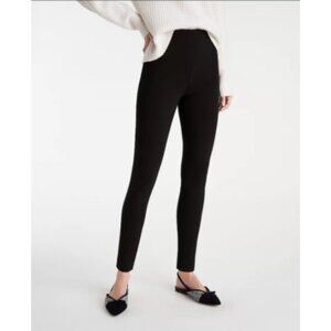 BRAND NEW Ann Taylor black ponte legging skinny pant NWT Womens Size 4
